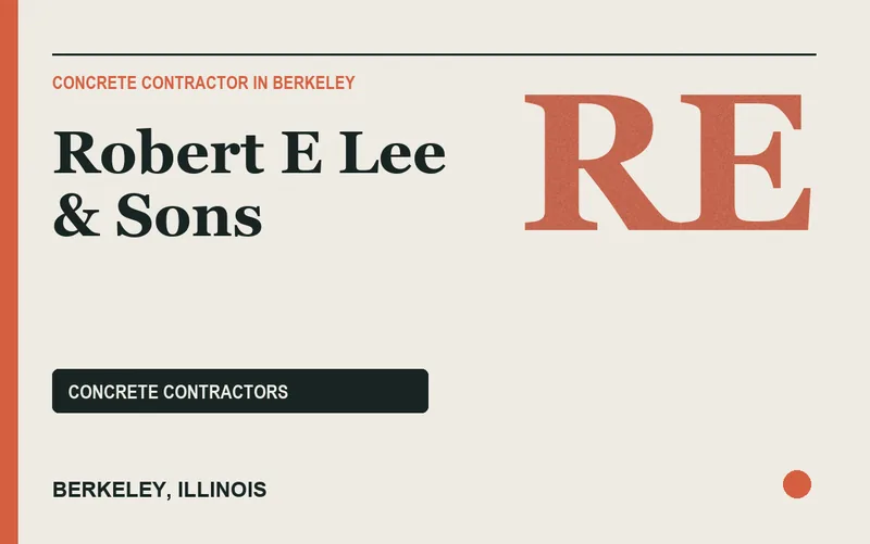 Robert E Lee & Sons in Berkeley, Illinois