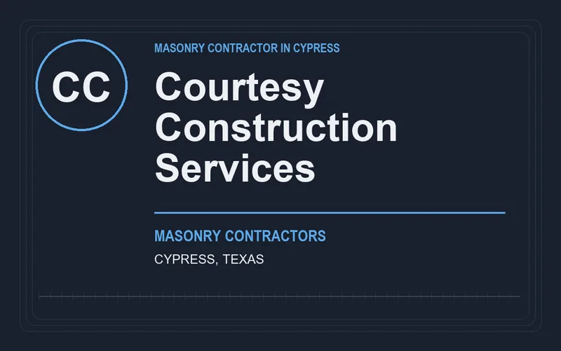 Courtesy Construction Services in Cypress, Texas
