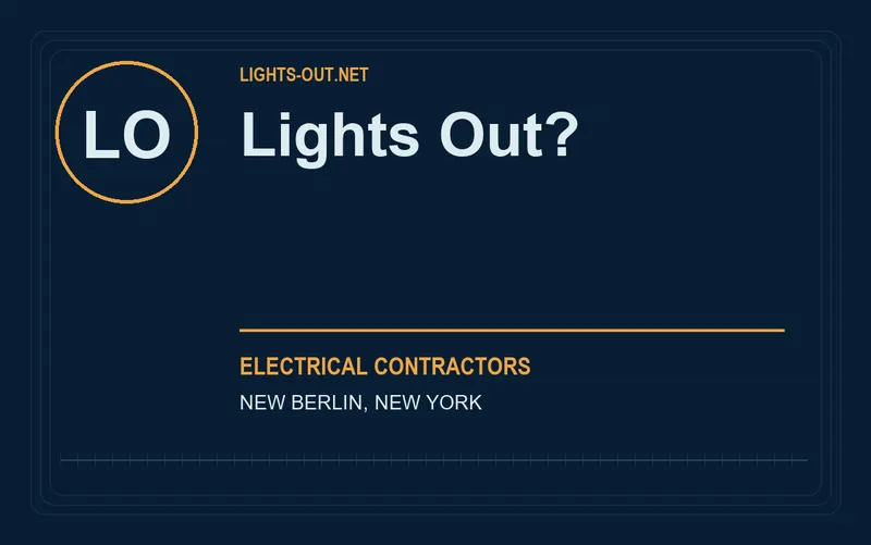 Lights Out? in New Berlin, New York