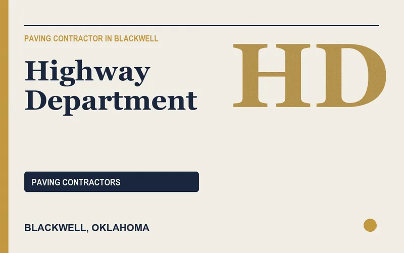 Highway Department in Blackwell, Oklahoma