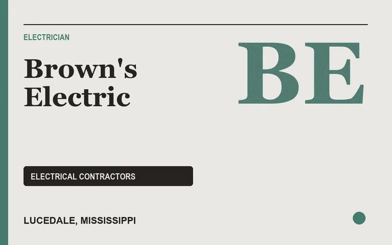 Brown's Electric in Lucedale, Mississippi
