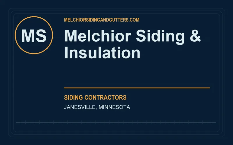 Melchior Siding & Insulation in Janesville, Minnesota