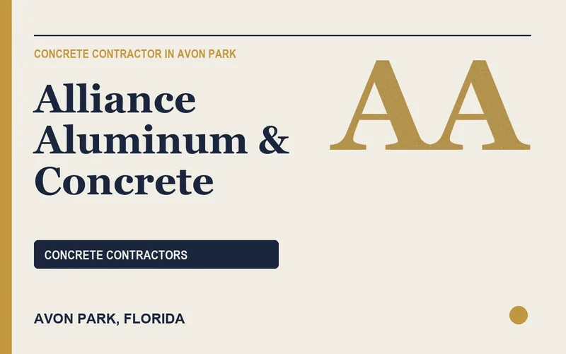 Alliance Aluminum & Concrete in Avon Park, Florida
