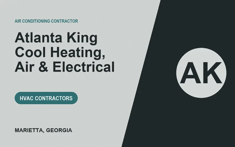 ATLANTA KING COOL HEATING, AIR & ELECTRICAL in Marietta, Georgia