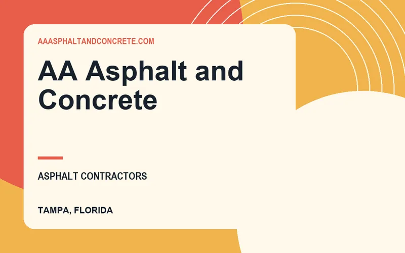 AA Asphalt and Concrete in Tampa, Florida