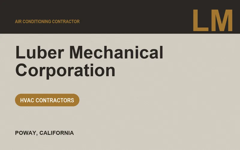 Luber Mechanical Corporation in Poway, California