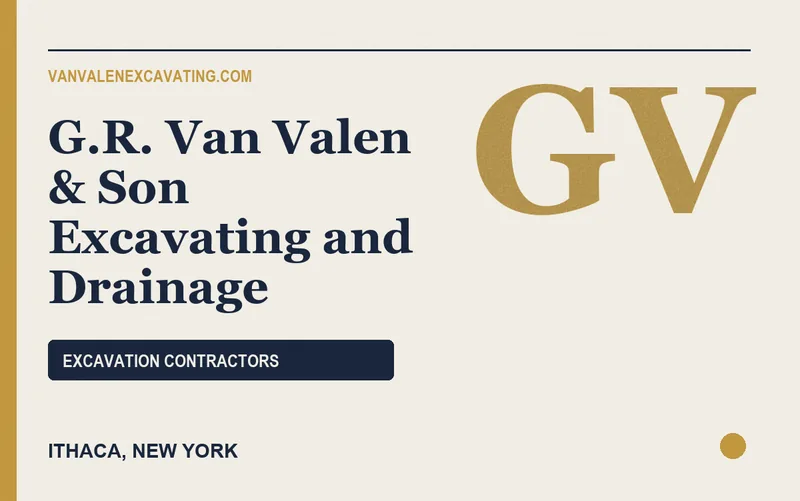 G.R. Van Valen & Son Excavating and Drainage in Ithaca, New York