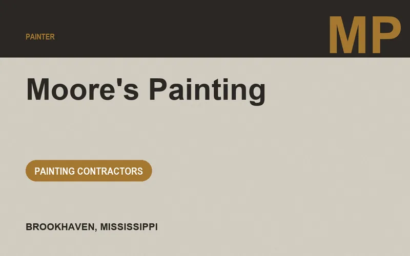 Moore's Painting in Brookhaven, Mississippi