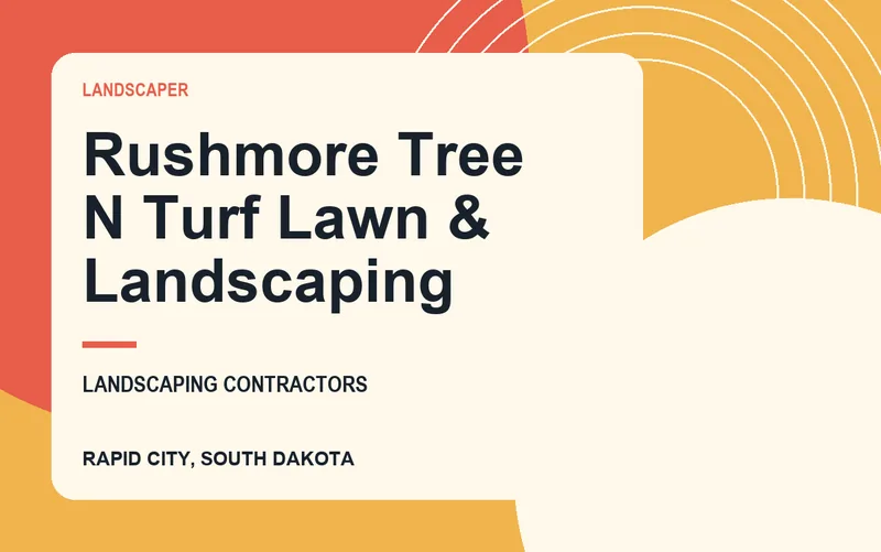 Rushmore Tree N Turf Lawn & Landscaping in Rapid City, South Dakota