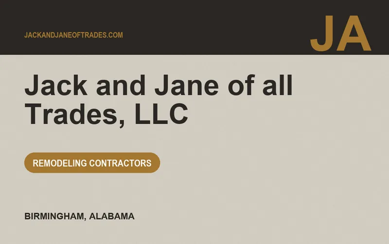 Jack and Jane of all Trades, LLC in Birmingham, Alabama