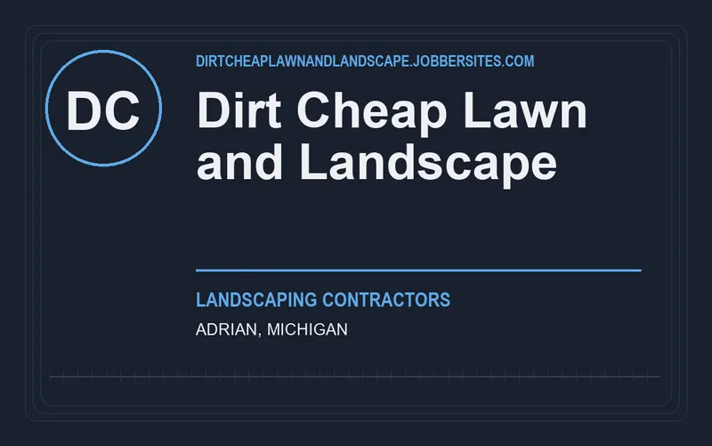 Dirt Cheap Lawn and Landscape in Adrian, Michigan