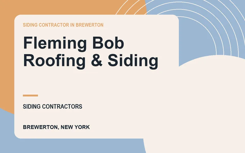 Fleming Bob Roofing & Siding in Brewerton, New York