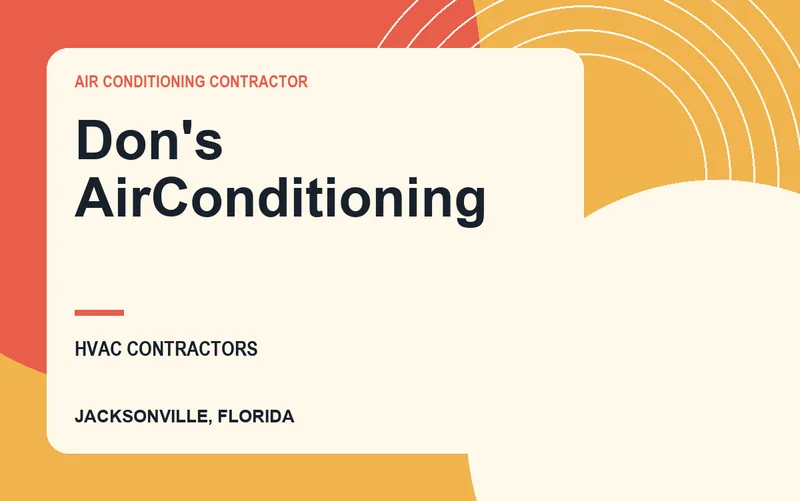 Don's AirConditioning in Jacksonville, Florida