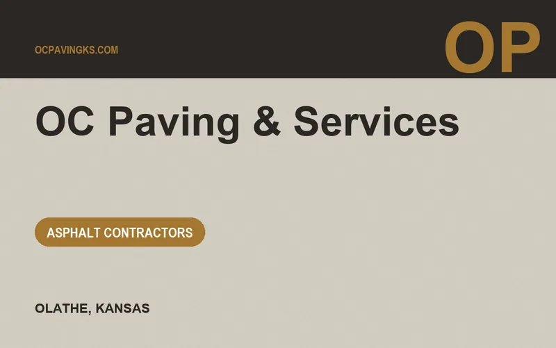 OC Paving & Services in Olathe, Kansas