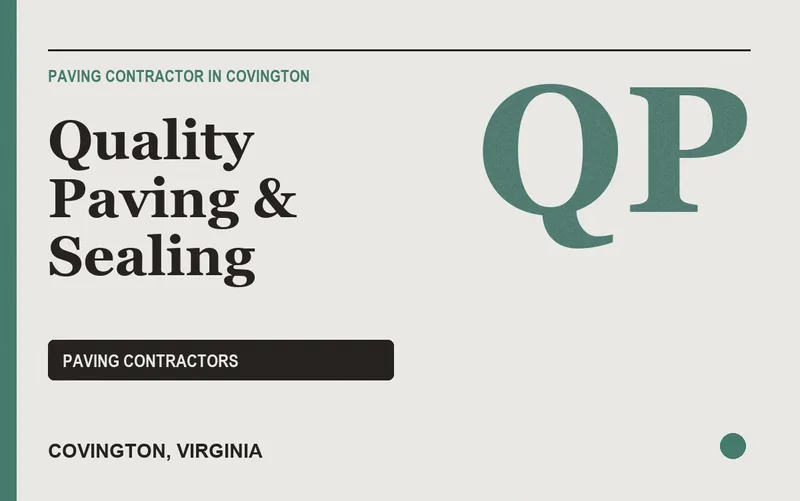 Quality Paving & Sealing in Covington, Virginia