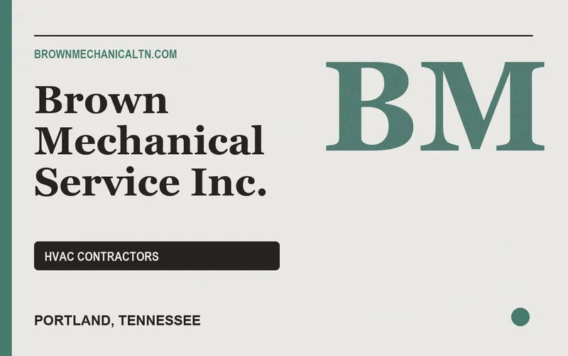 Brown Mechanical Service Inc. in Portland, Tennessee