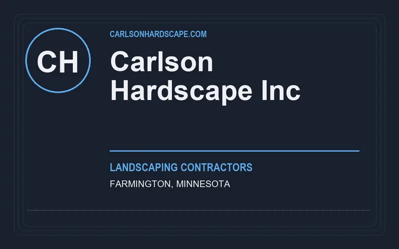 Carlson Hardscape Inc in Farmington, Minnesota