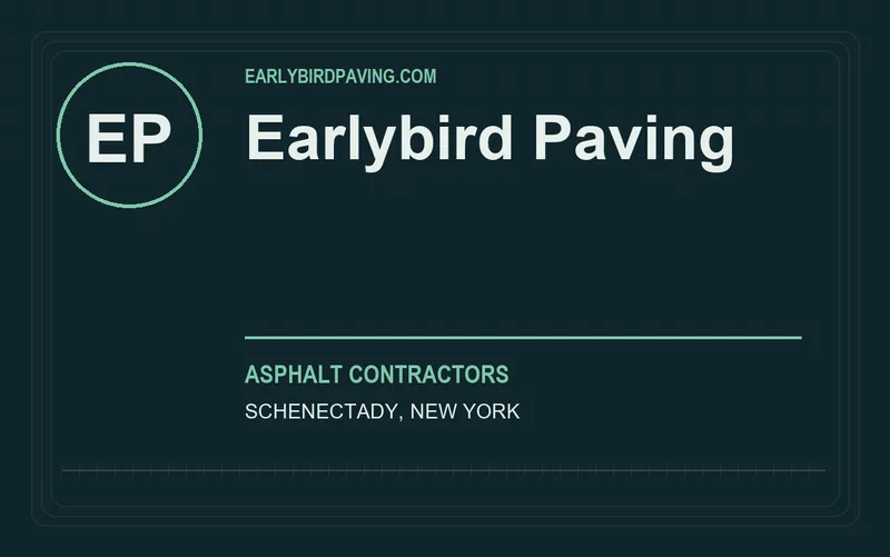 Earlybird Paving in Schenectady, New York