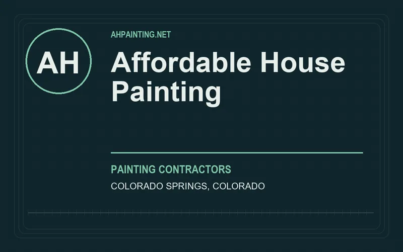 Affordable House Painting in Colorado Springs, Colorado
