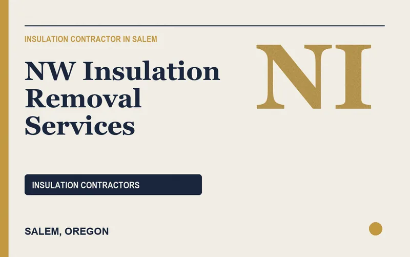 NW Insulation Removal Services in Salem, Oregon