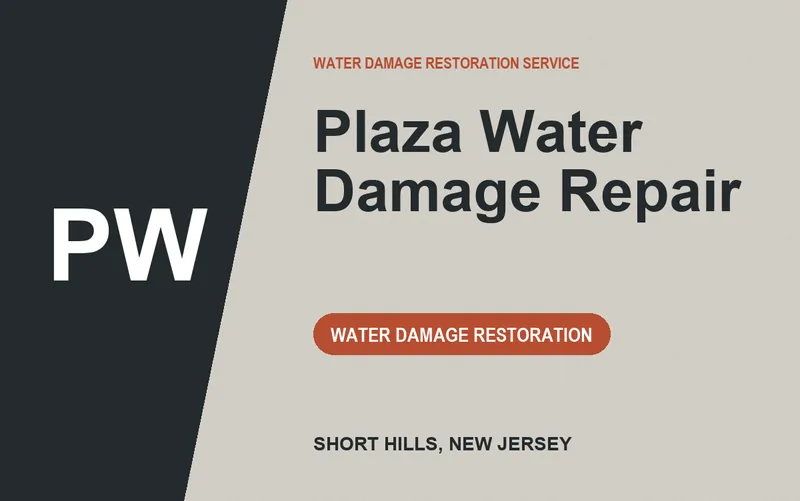 Plaza Water Damage Repair in Short Hills, New Jersey