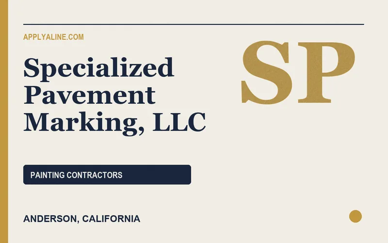 Specialized Pavement Marking, LLC in Anderson, California