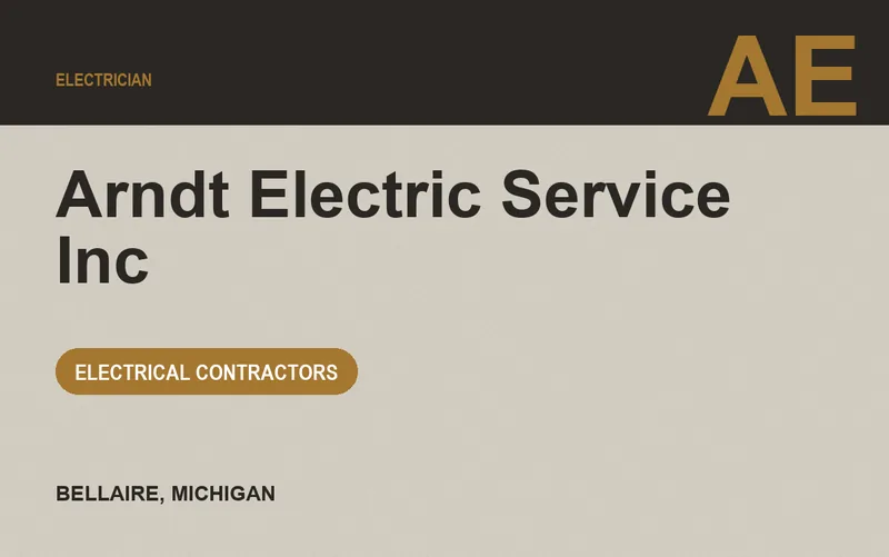 Arndt Electric Service Inc in Bellaire, Michigan