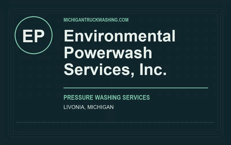 Environmental Powerwash Services, Inc. in Livonia, Michigan