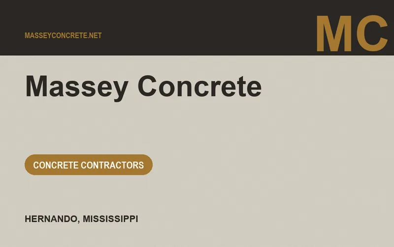Massey Concrete in Hernando, Mississippi