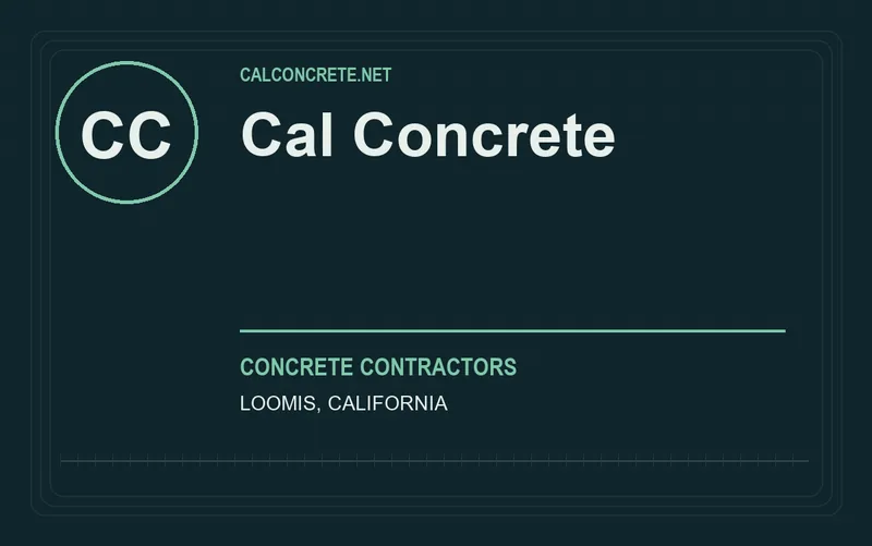 Cal Concrete in Loomis, California