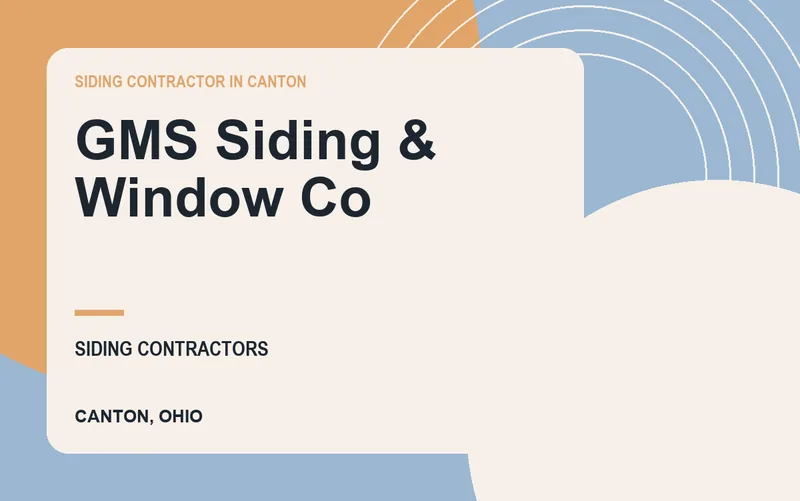 GMS Siding & Window Co in Canton, Ohio