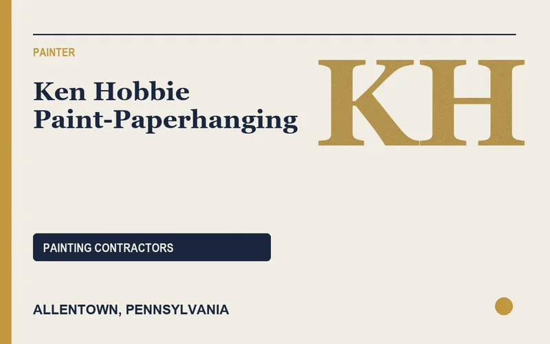 Ken Hobbie Paint-Paperhanging in Allentown, Pennsylvania
