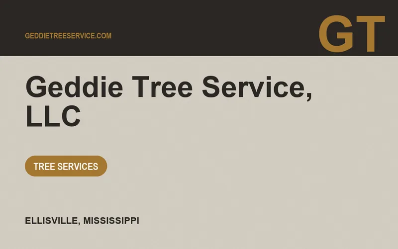 Geddie Tree Service, LLC in Ellisville, Mississippi