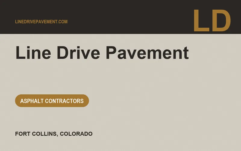 Line Drive Pavement in Fort Collins, Colorado