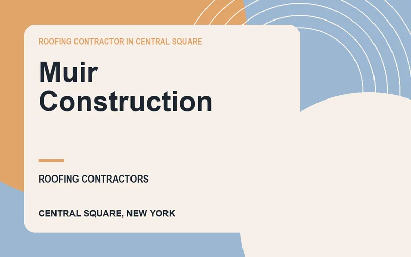 Muir Construction in Central Square, New York
