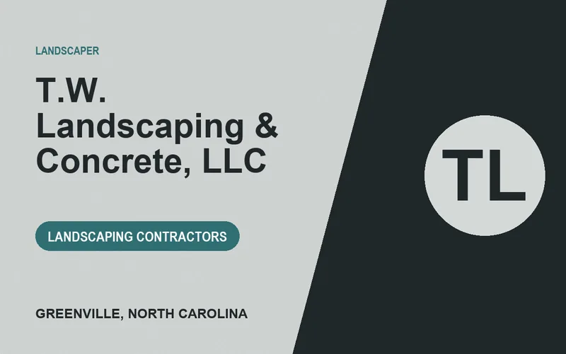T.W. Landscaping & Concrete, LLC in Greenville, North Carolina