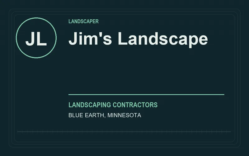 Jim's Landscape in Blue Earth, Minnesota