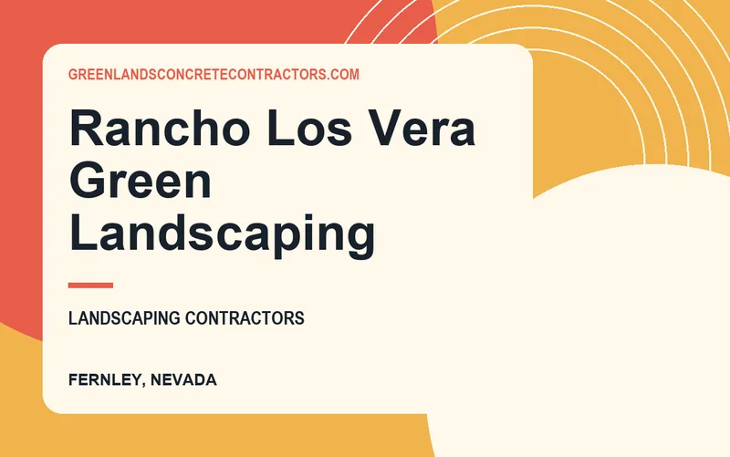 Rancho Los Vera Green Landscaping in Fernley, Nevada