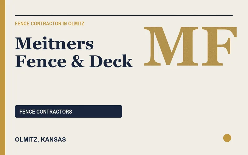 Meitners Fence & Deck in Olmitz, Kansas