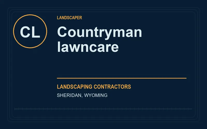 Countryman lawncare in Sheridan, Wyoming