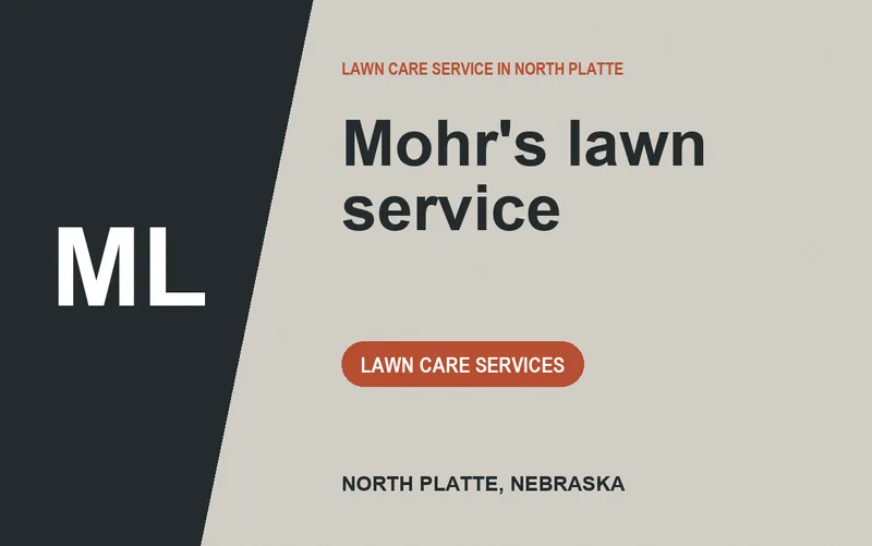 Mohr's lawn service in North Platte, Nebraska