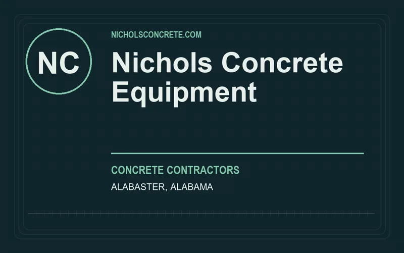 Nichols Concrete Equipment in Alabaster, Alabama