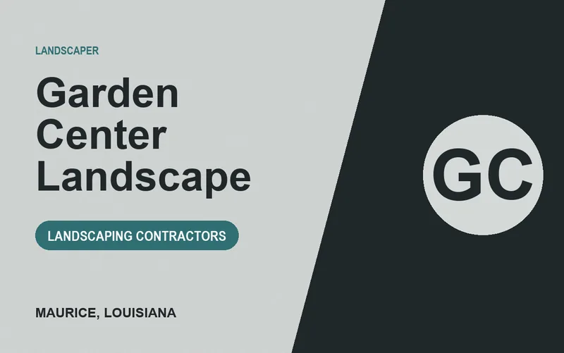 Garden Center Landscape in Maurice, Louisiana