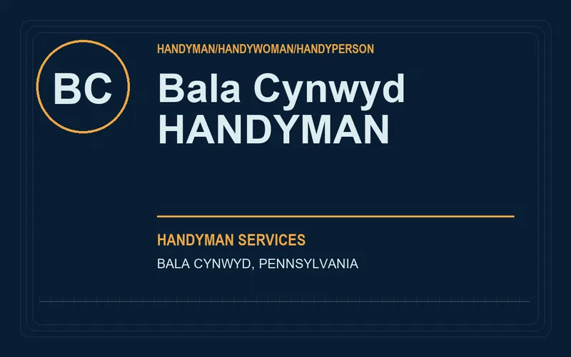 Bala Cynwyd HANDYMAN in Bala Cynwyd, Pennsylvania