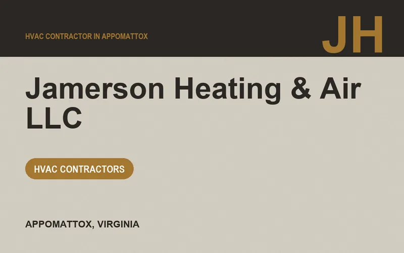 Jamerson Heating & Air LLC in Appomattox, Virginia