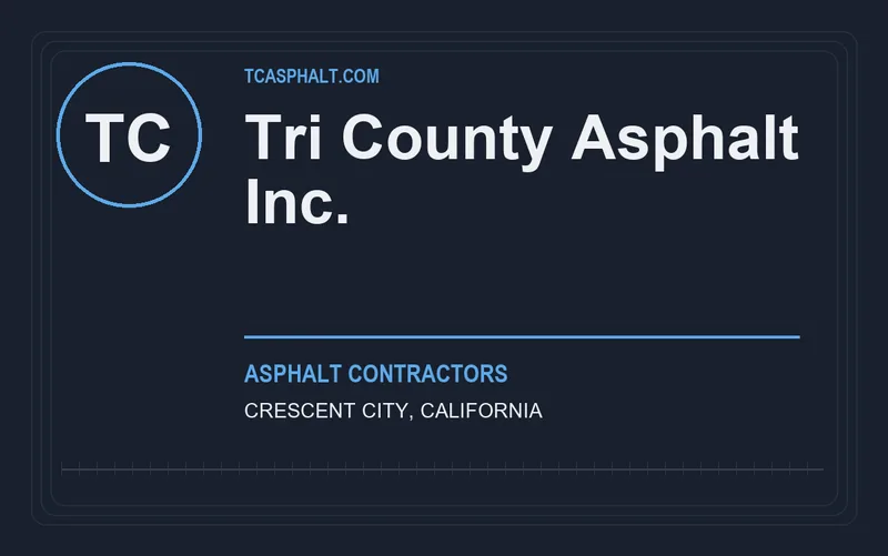 Tri County Asphalt Inc. in Crescent City, California
