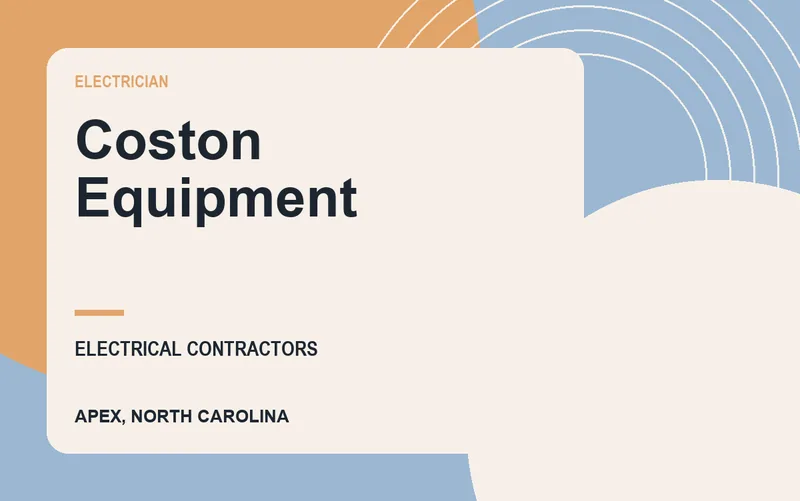 Coston Equipment in Apex, North Carolina
