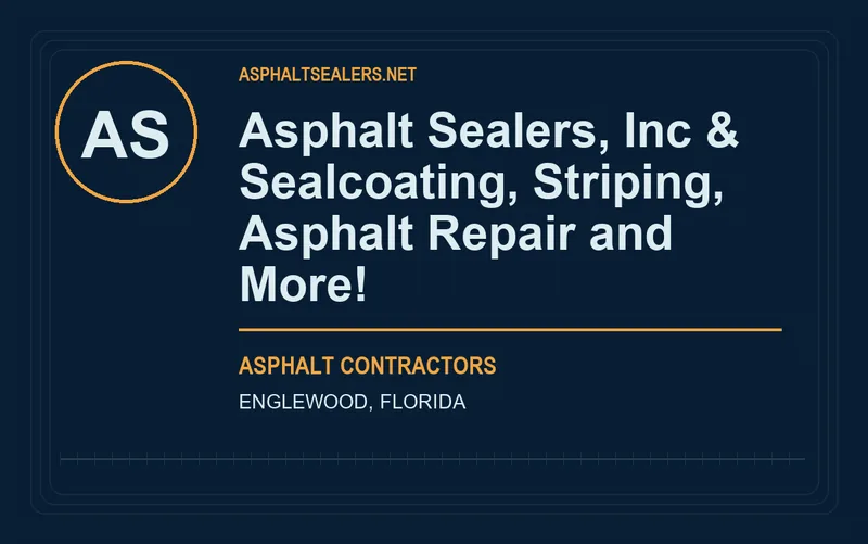 Asphalt Sealers, Inc & Sealcoating, Striping, Asphalt Repair and More! in Englewood, Florida