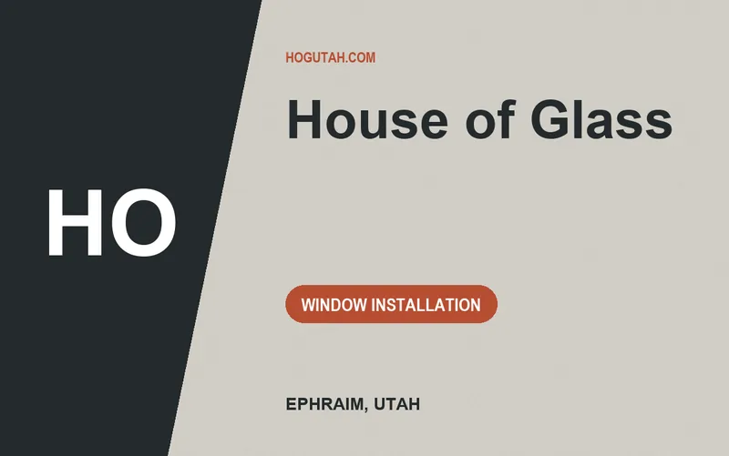 House of Glass in Ephraim, Utah