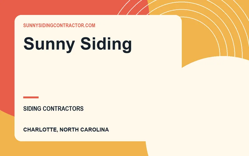 Sunny Siding in Charlotte, North Carolina